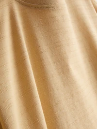 7-15yrs | Textured T-Shirt