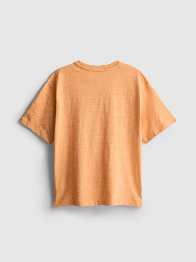 7-15yrs | Textured T-Shirt
