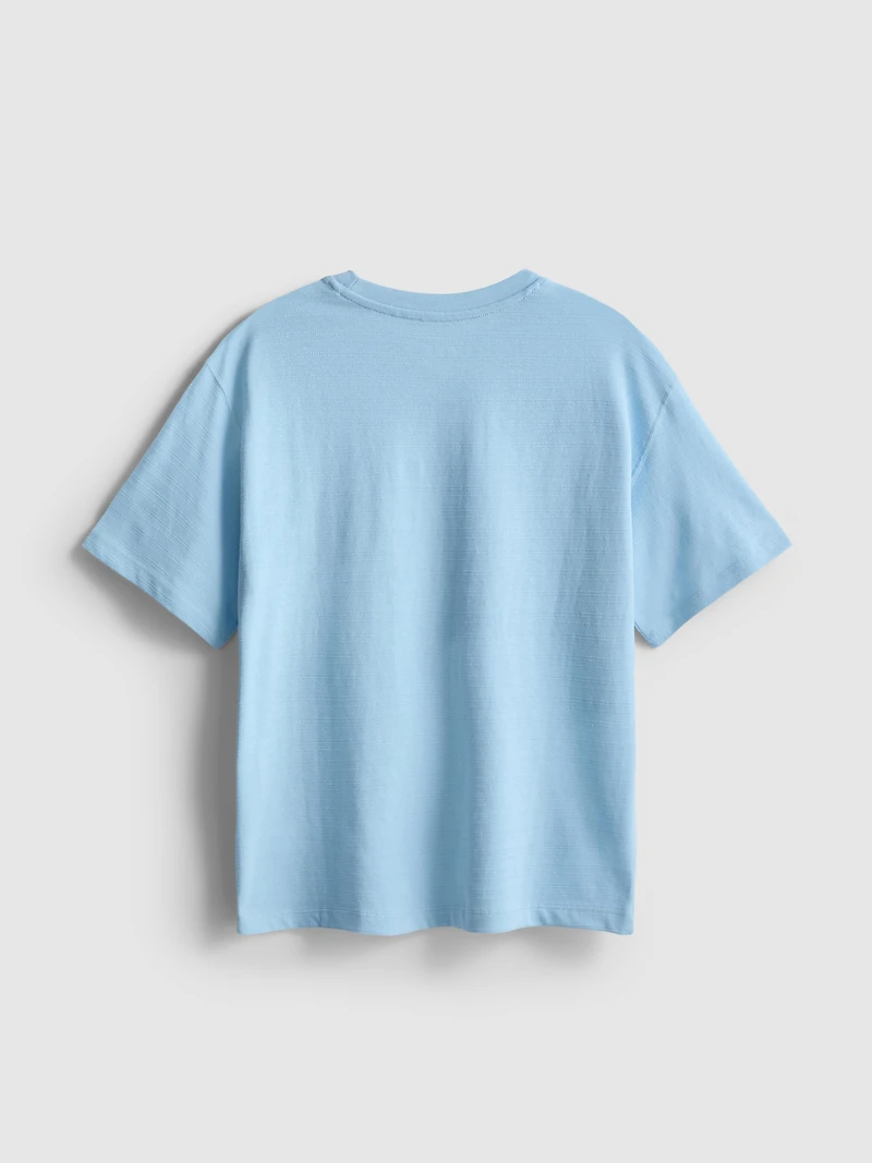 7-15yrs | Textured T-Shirt