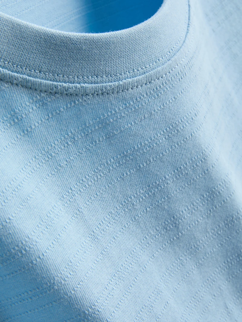 7-15yrs | Textured T-Shirt