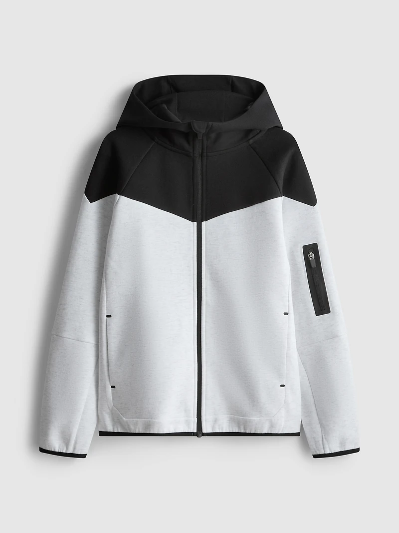 7-15yrs | Bonded Zip-Up Hoodie