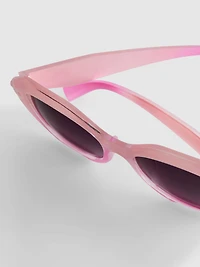 Faceted Frame Sunglasses