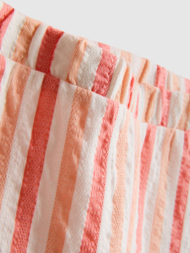 0-36mths | Stripe Peplum Top and Pants Set