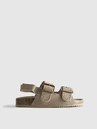 Double Buckle-Strap Sandals
