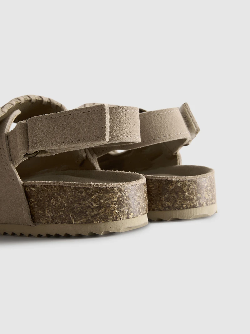 Double Buckle-Strap Sandals