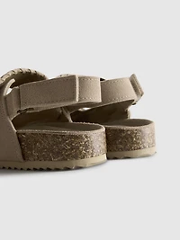 Double Buckle-Strap Sandals