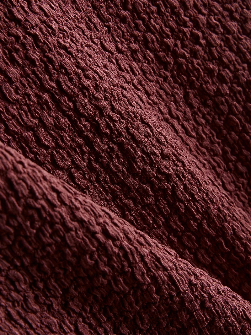 Textured V-Neck Tank Top