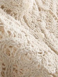 Cotton Rich Crochet Tank Top