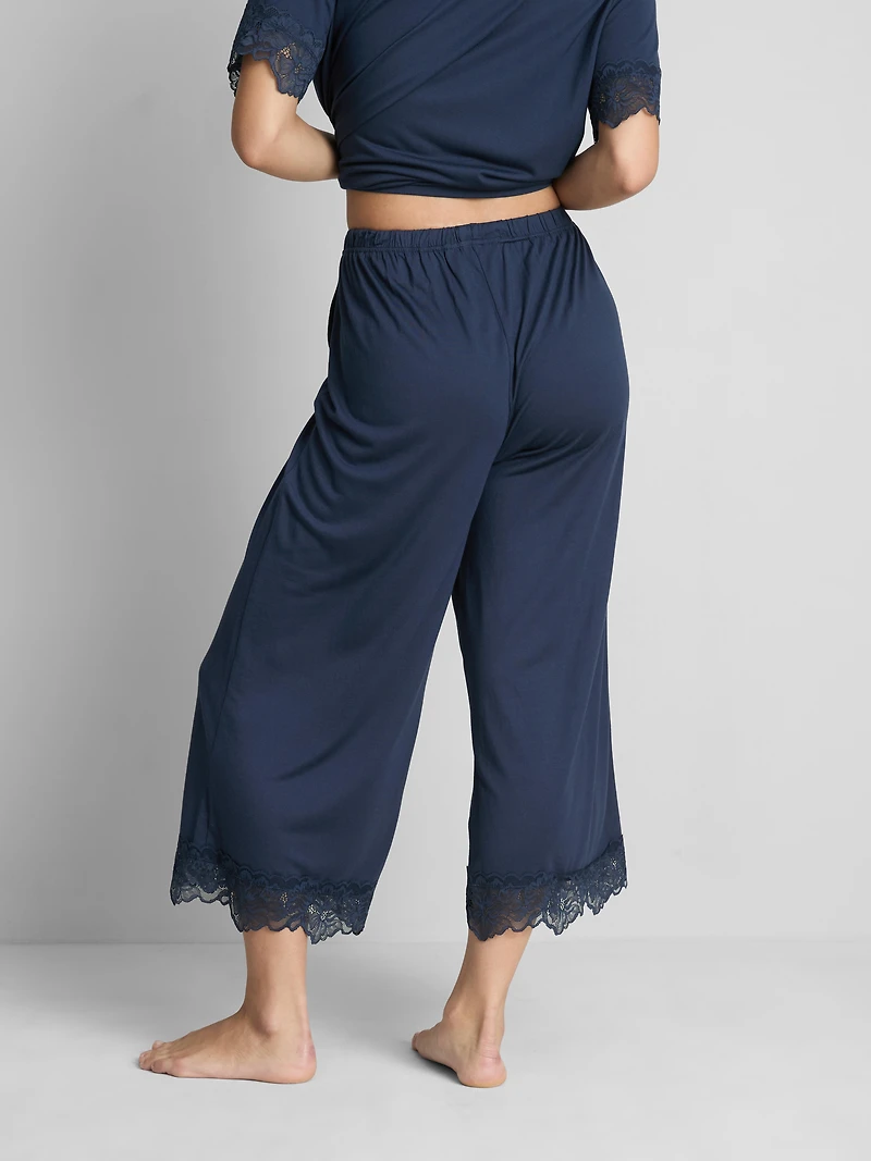 Modal-Rich Culotte Pajama Bottoms