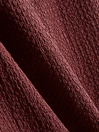 Textured Drawstring Maxi Skirt