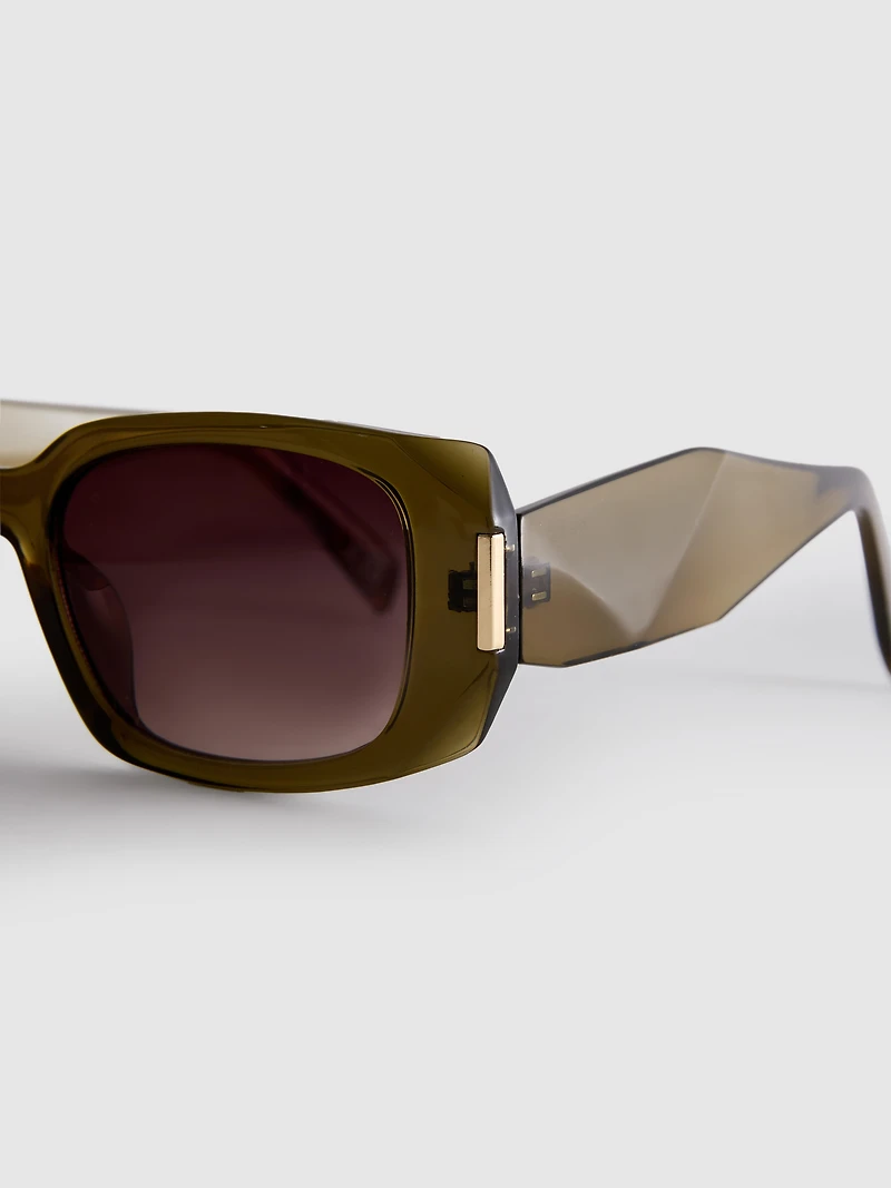 Angular Rectangle Sunglasses
