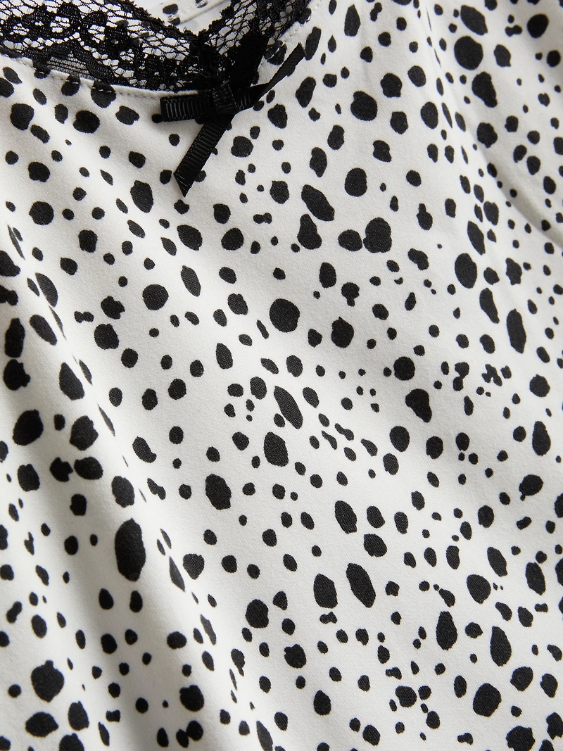 Printed Cami Shorty Pajamas