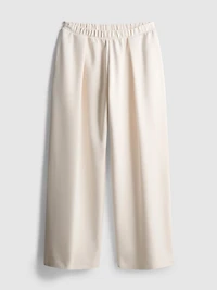 Cotton Blend Wide Leg Sweatpants