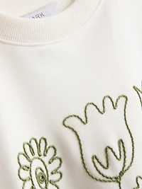 Cotton-Rich Cornelli Sweatshirt