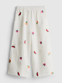 1.5-8yrs | Embroidered Pants