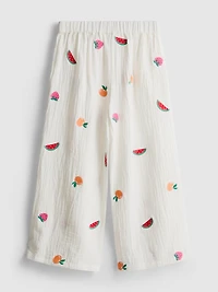 1.5-8yrs | Embroidered Pants