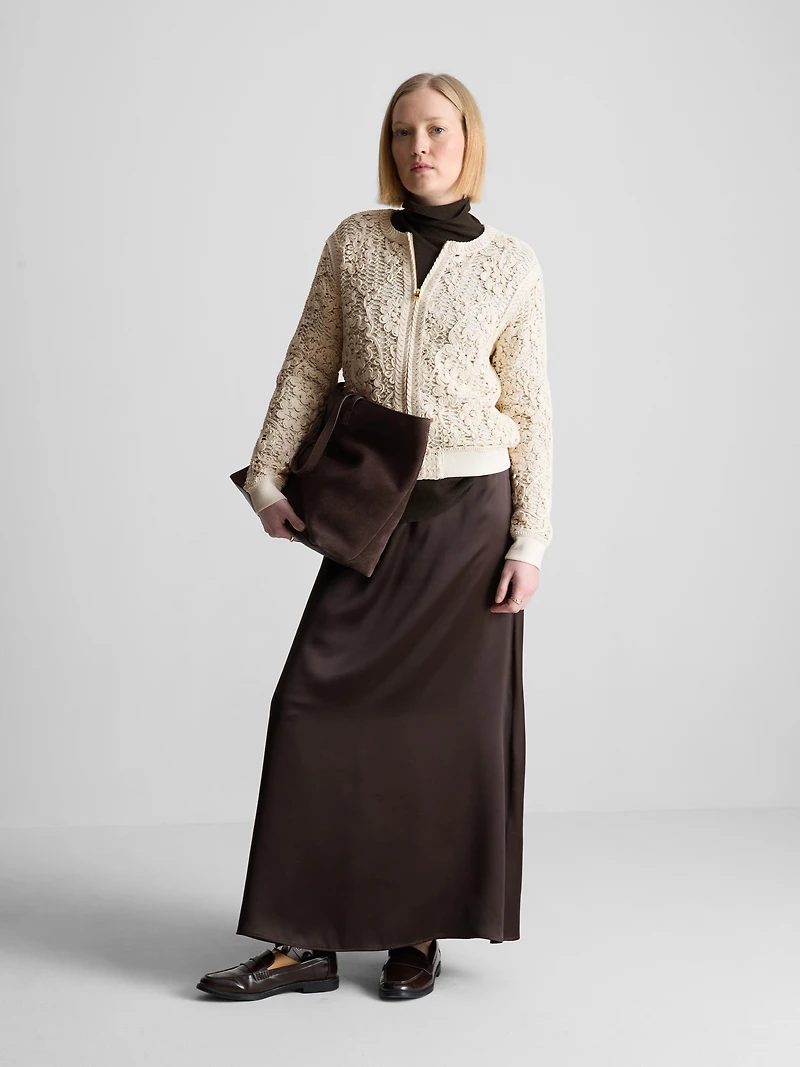 Crochet Bomber Jacket