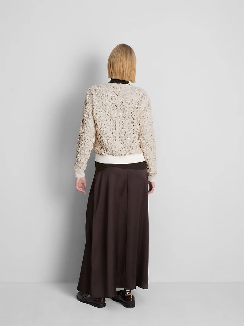 Crochet Bomber Jacket