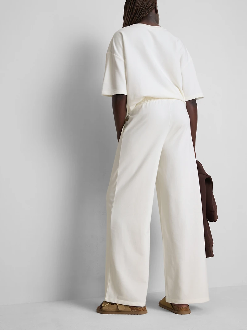 Cotton Rich Wide Leg Sweatpants