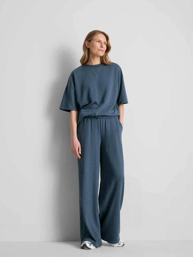 Cotton Rich Wide Leg Sweatpants