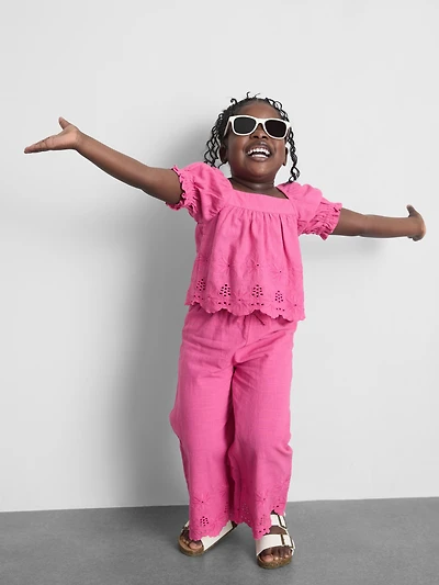1.5-8yrs | Broderie Pants