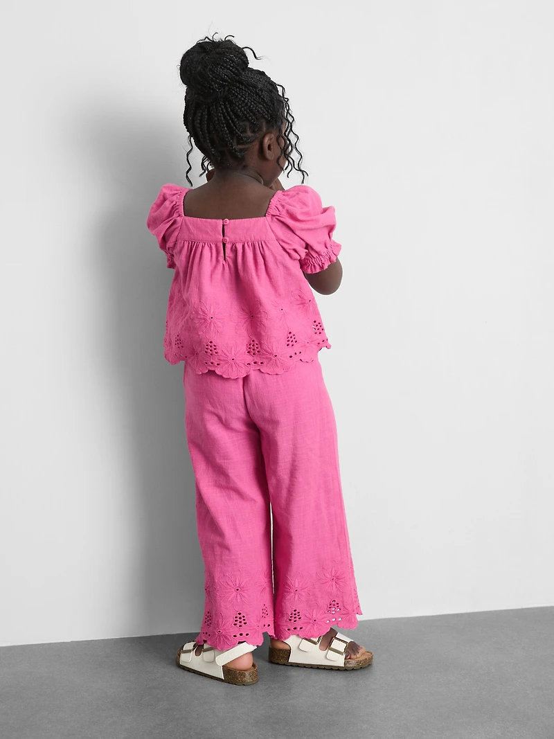 1.5-8yrs | Broderie Pants