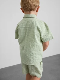 1.5-12yrs | Stacey Solomon Gingham Plaid Shirt and Shorts Set