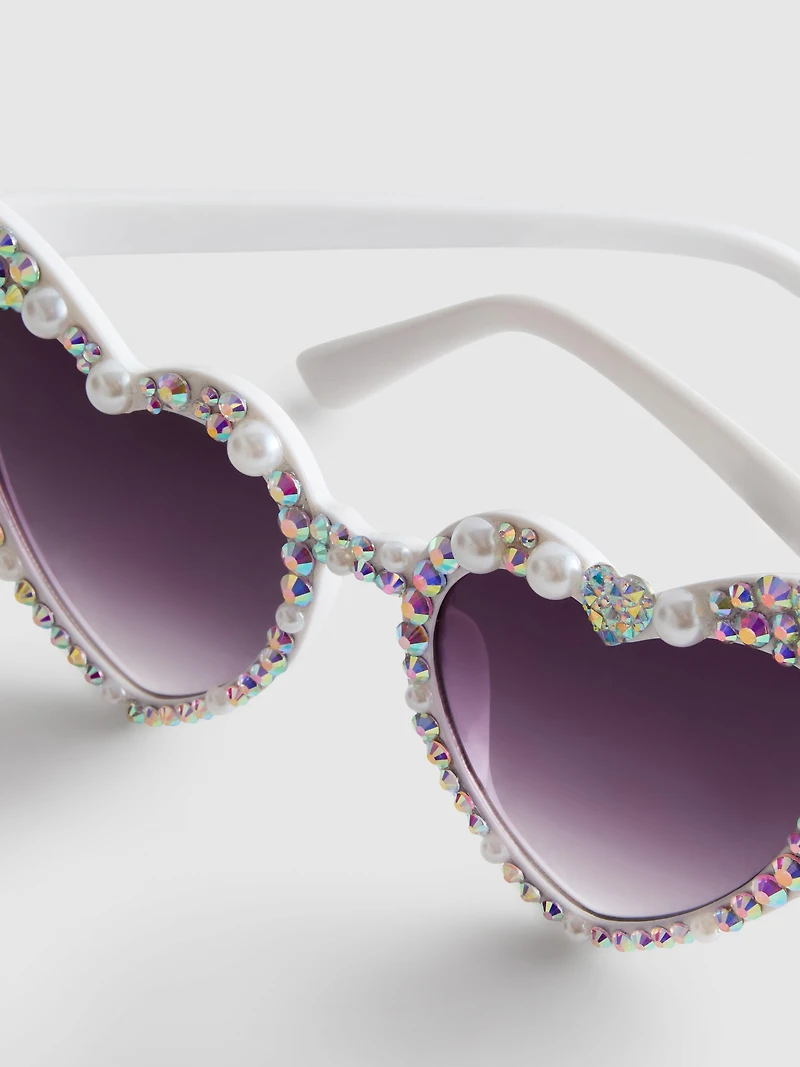 Bride Heart Sunglasses