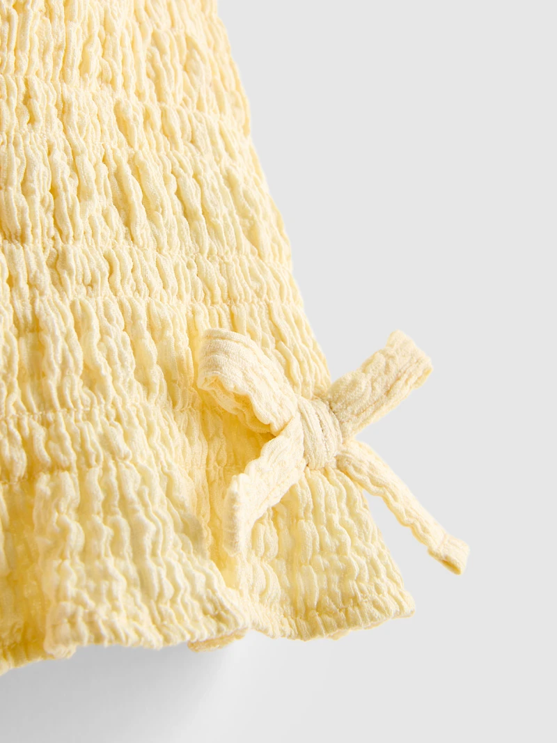 1.5-8yrs | Sleeveless Shirred Blouse and Pants Set