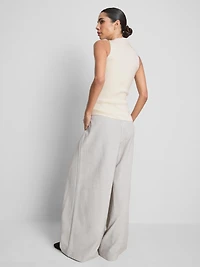 Sculpted Square-Neck Tank Top