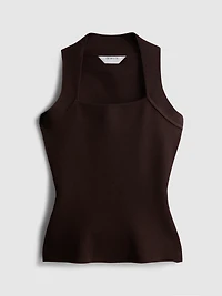 Sculpted Square-Neck Tank Top
