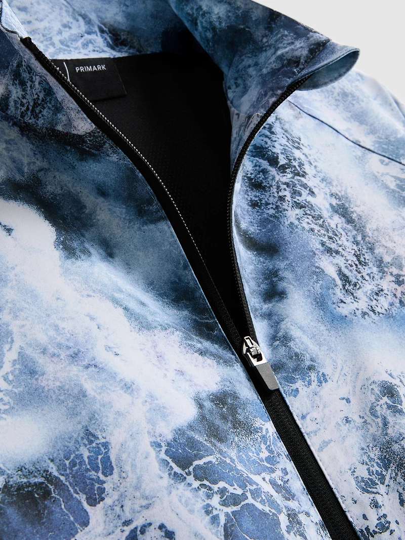 Active Zip--Up Funnel Neck Jacket