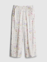 Floral Wide Leg Pajama Bottoms