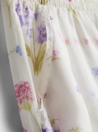 Floral Wide Leg Pajama Bottoms