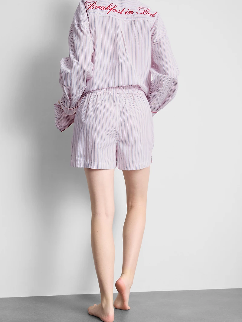 Cotton Room Service Striped Pajama Shorts