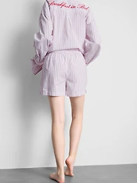 Cotton Room Service Striped Pajama Shorts