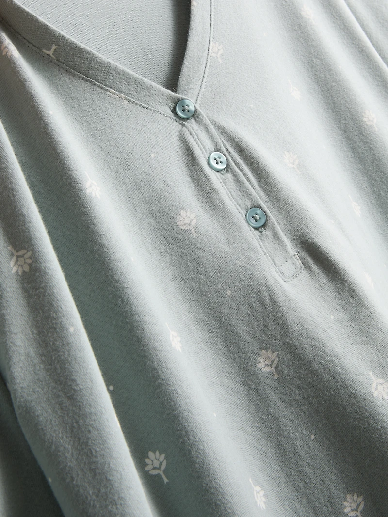 Printed Cotton Nightgown