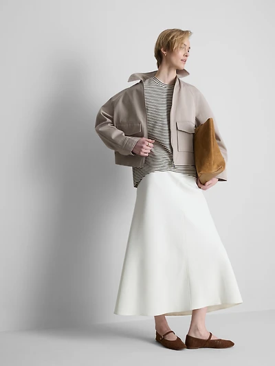 The Edit Striped Crewneck Tee