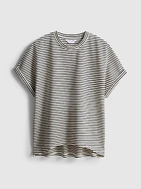The Edit Striped Crewneck Tee