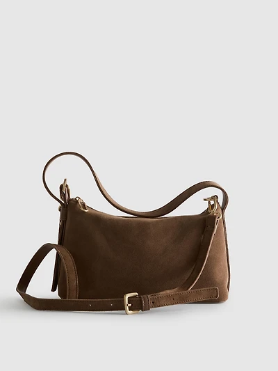 The Edit Suede Shoulder Bag