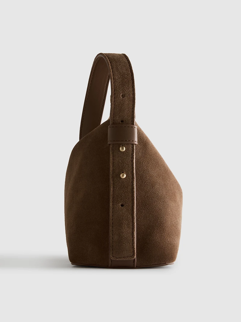 The Edit Suede Shoulder Bag