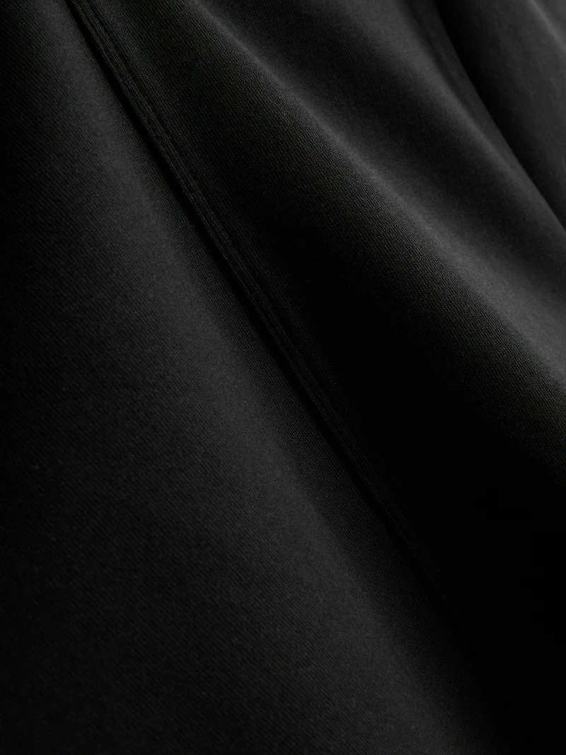 Cotton-Rich Seam-Detail Boxy Tee