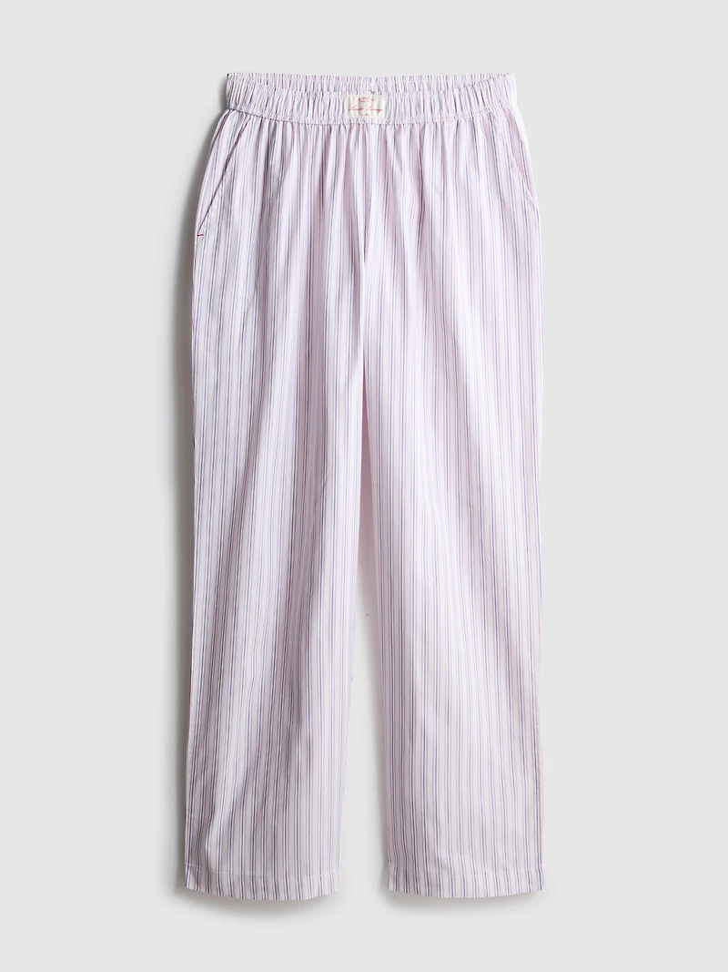 Love To Lounge Striped Straight Leg Pajama Bottoms