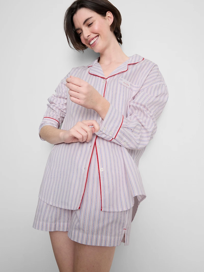 Cotton Breakfast Bed Pajama Shirt