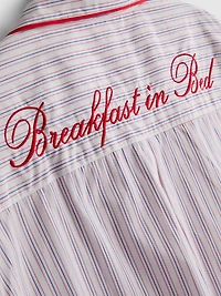 Cotton Breakfast Bed Pajama Shirt