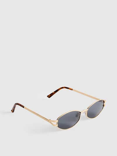 By Coleen Oval Metal Frame Sunglasses