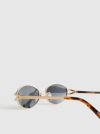 By Coleen Oval Metal Frame Sunglasses