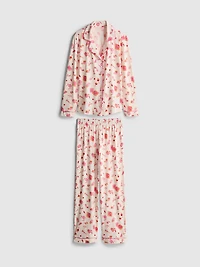 Printed Boyfriend Pajamas