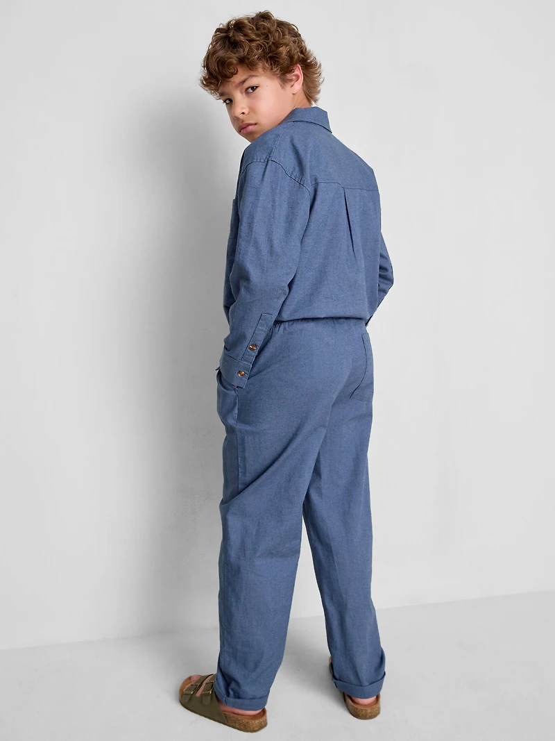 1.5-12yrs | The Edit Linen-Blend Pants