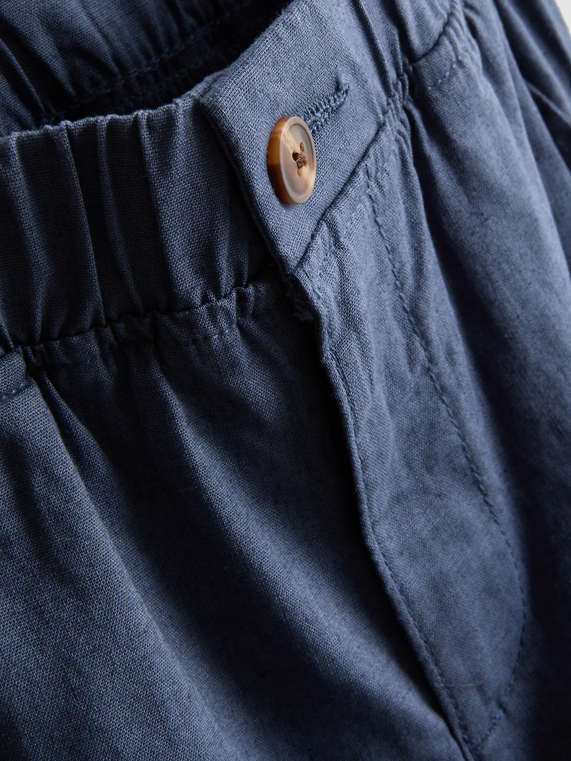 1.5-12yrs | The Edit Linen-Blend Pants